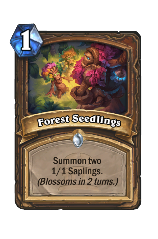 Forest Seedlings Hearthstone kártya