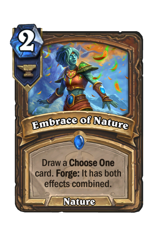 Embrace of Nature Hearthstone kártya