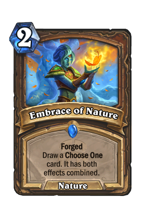 Embrace of Nature Hearthstone kártya