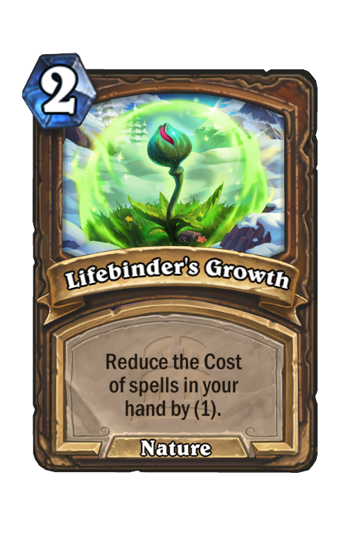 Lifebinder's Growth Hearthstone kártya