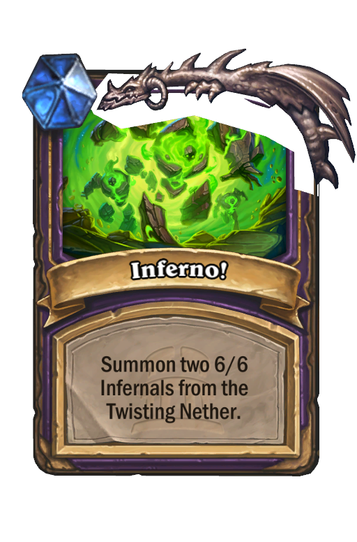Inferno! Hearthstone kártya