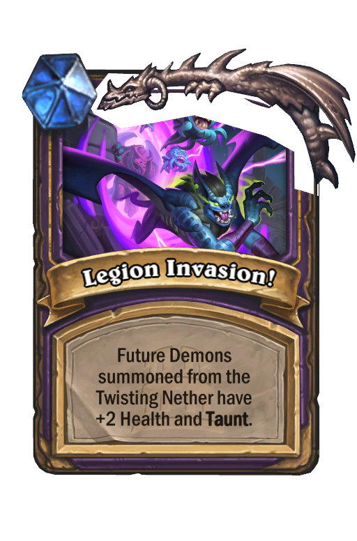 Legion Invasion! Hearthstone kártya