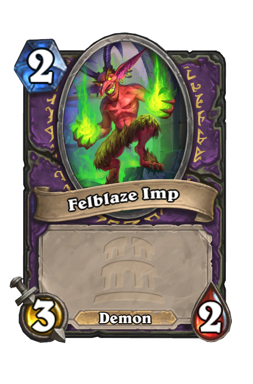 Felblaze Imp Hearthstone kártya