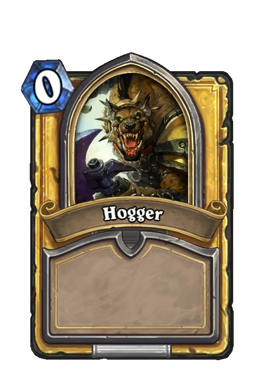 Hogger Hearthstone kártya