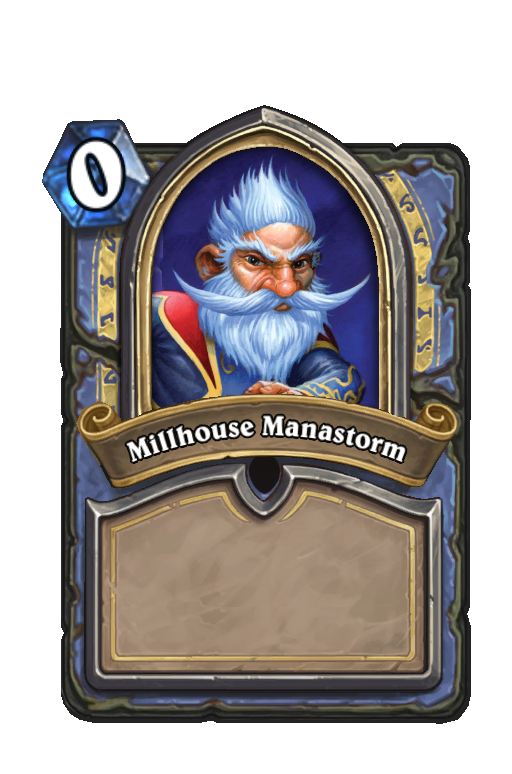 Millhouse Manastorm Hearthstone kártya