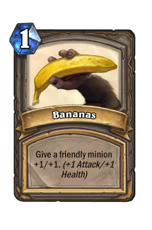 Bananas Hearthstone kártya