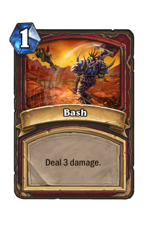 Bash Hearthstone kártya