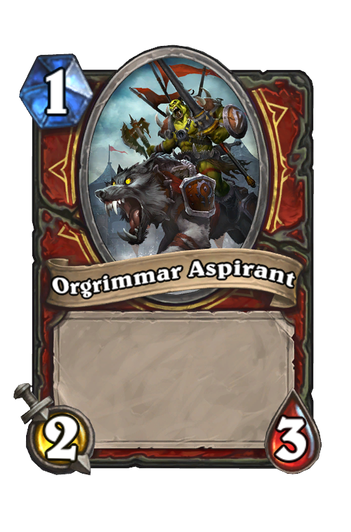 Orgrimmar Aspirant Hearthstone kártya
