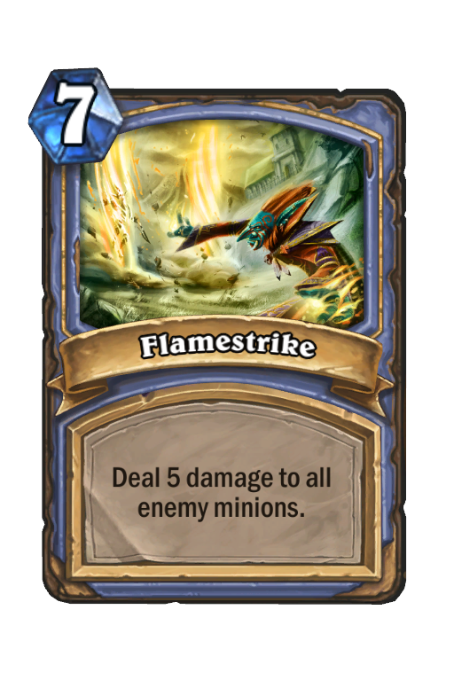 Flamestrike Hearthstone kártya