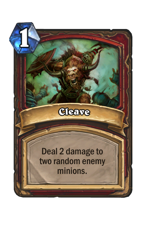 Cleave Hearthstone kártya