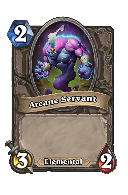 Arcane Servant Hearthstone kártya