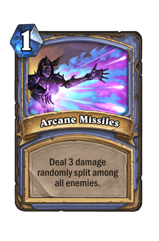Arcane Missiles Hearthstone kártya