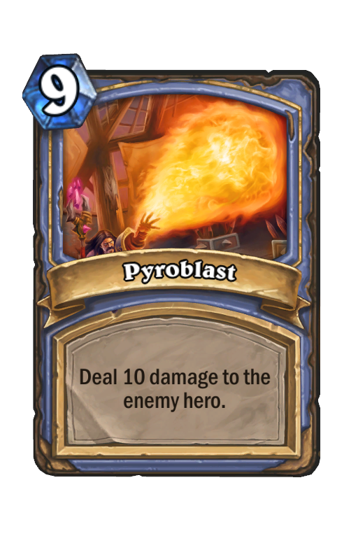 Pyroblast Hearthstone kártya