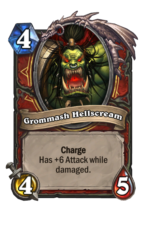 Grommash Hellscream Hearthstone kártya
