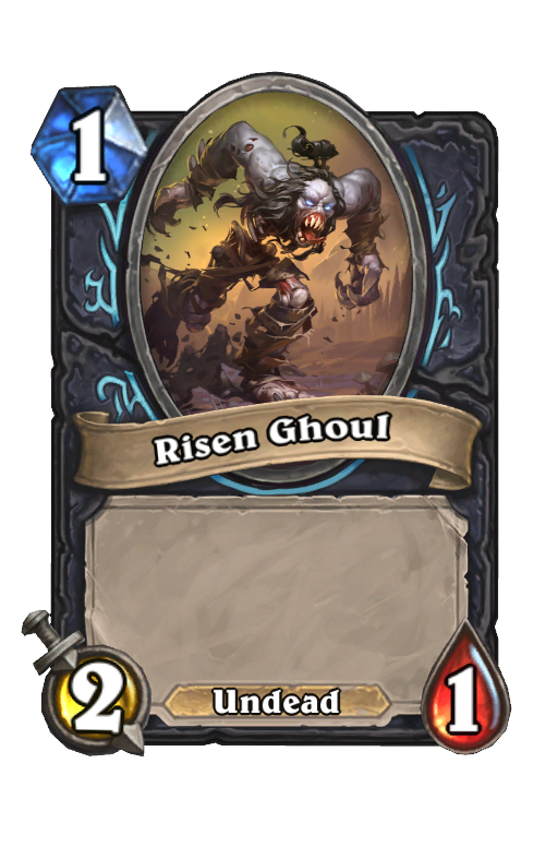 Risen Ghoul Hearthstone kártya
