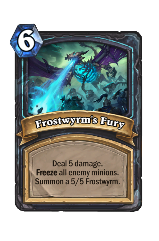 Frostwyrm's Fury Hearthstone kártya