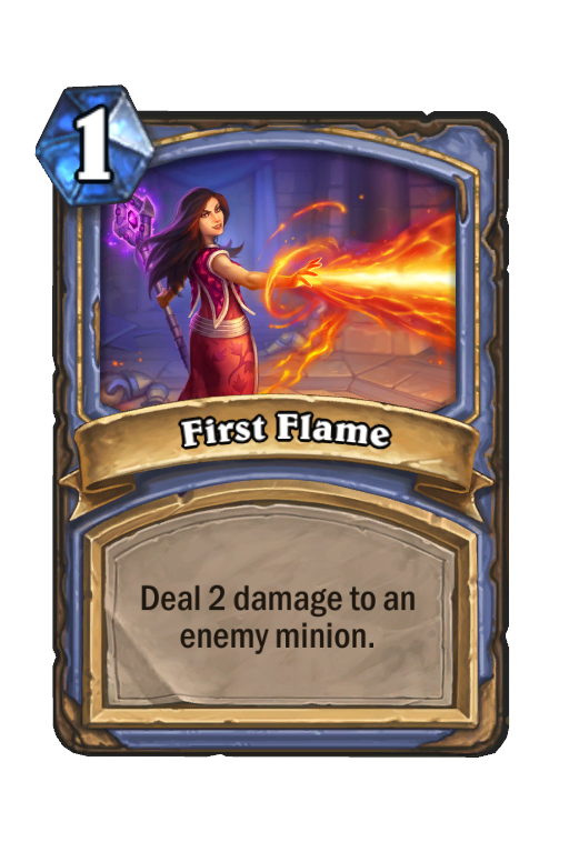 First Flame Hearthstone kártya