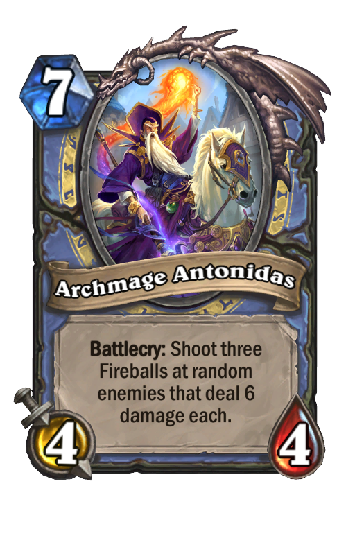 Archmage Antonidas Hearthstone kártya