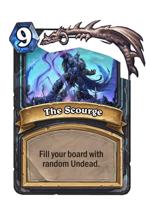 The Scourge Hearthstone kártya