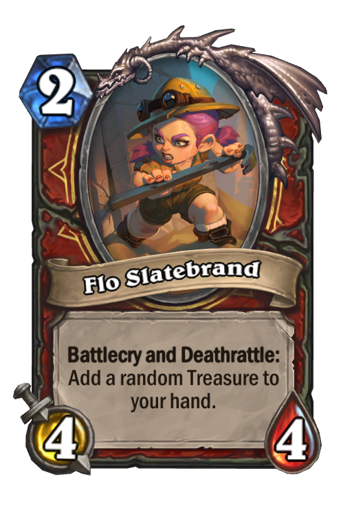 Flo Slatebrand Hearthstone kártya