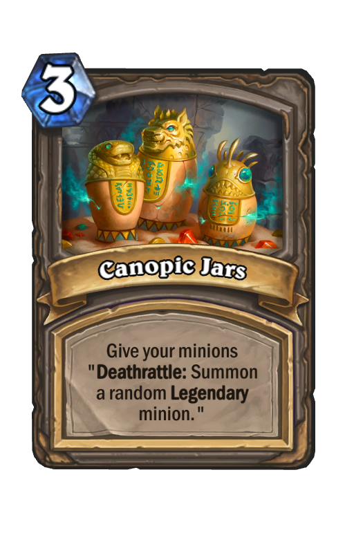 Canopic Jars Hearthstone kártya