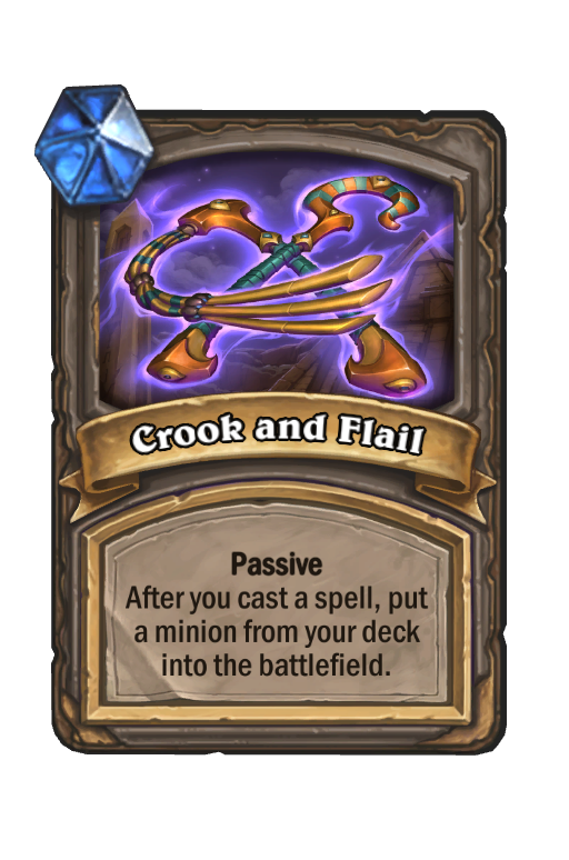 Crook and Flail Hearthstone kártya