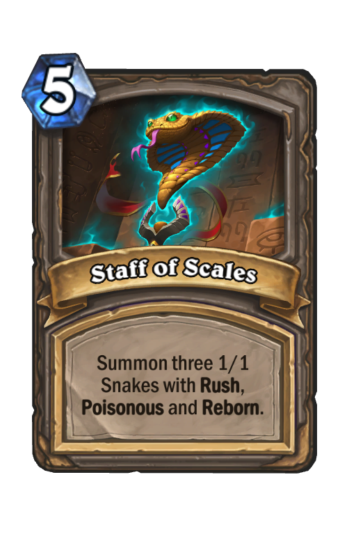 Staff of Scales Hearthstone kártya