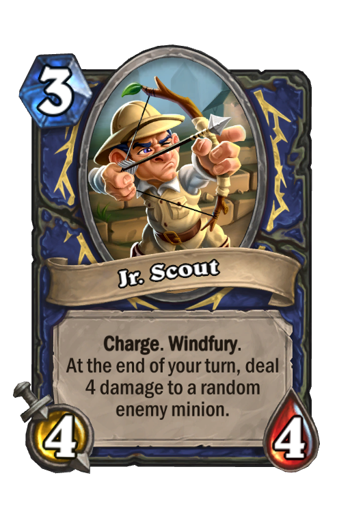 Jr. Scout Hearthstone kártya