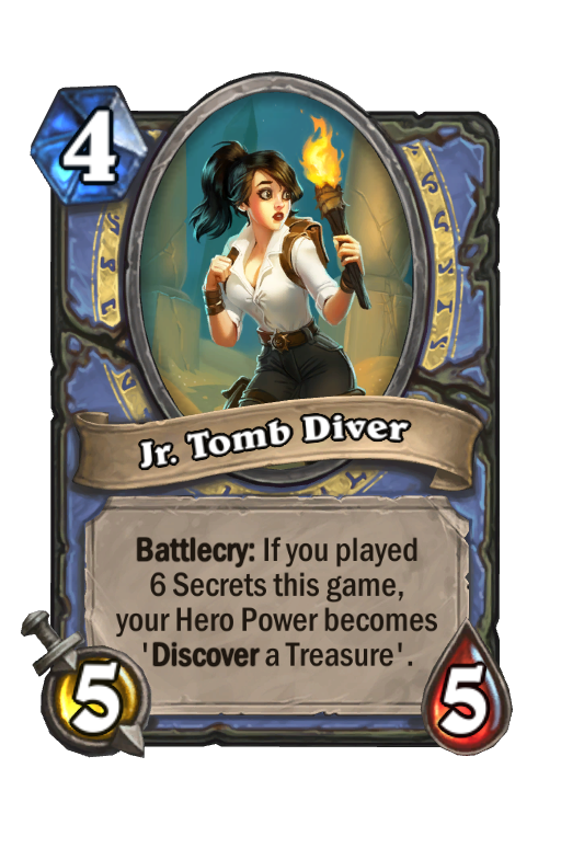 Jr. Tomb Diver Hearthstone kártya