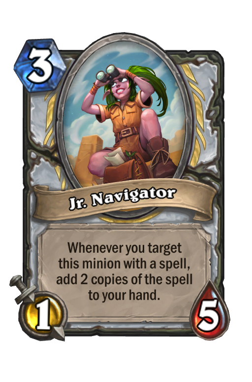 Jr. Navigator Hearthstone kártya