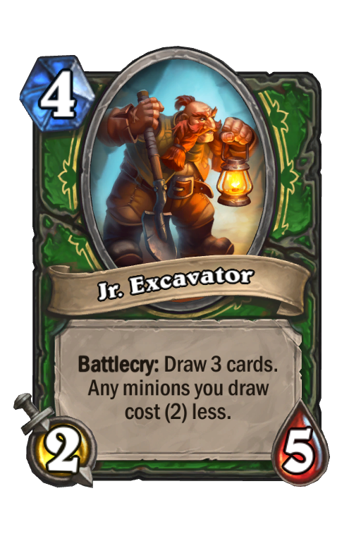 Jr. Excavator Hearthstone kártya
