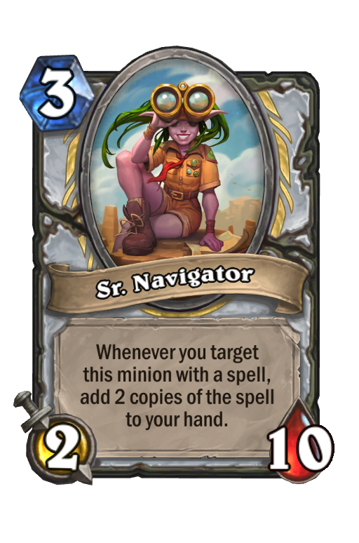 Sr. Navigator Hearthstone kártya