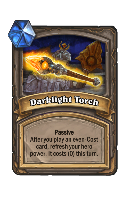 Darklight Torch Hearthstone kártya