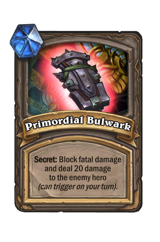 Primordial Bulwark Hearthstone kártya