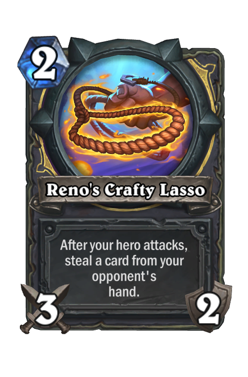 Reno's Crafty Lasso Hearthstone kártya