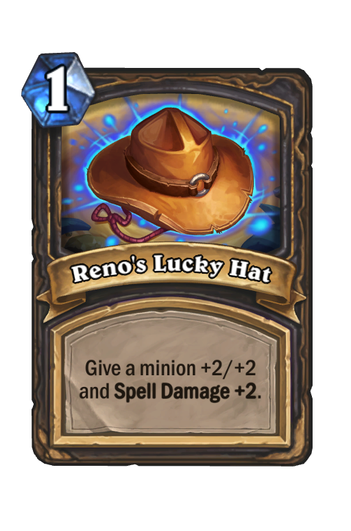 Reno's Lucky Hat Hearthstone kártya