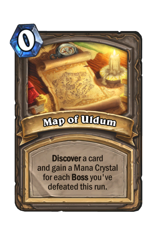 Map of Uldum Hearthstone kártya