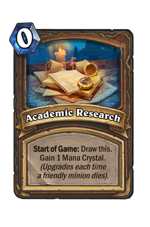 Academic Research Hearthstone kártya
