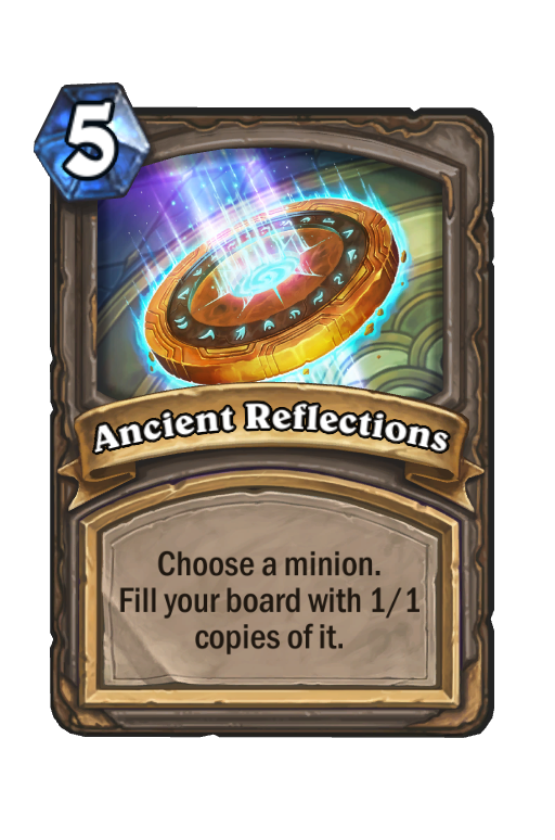 Ancient Reflections Hearthstone kártya