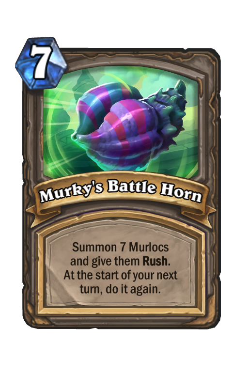 Murky's Battle Horn Hearthstone kártya