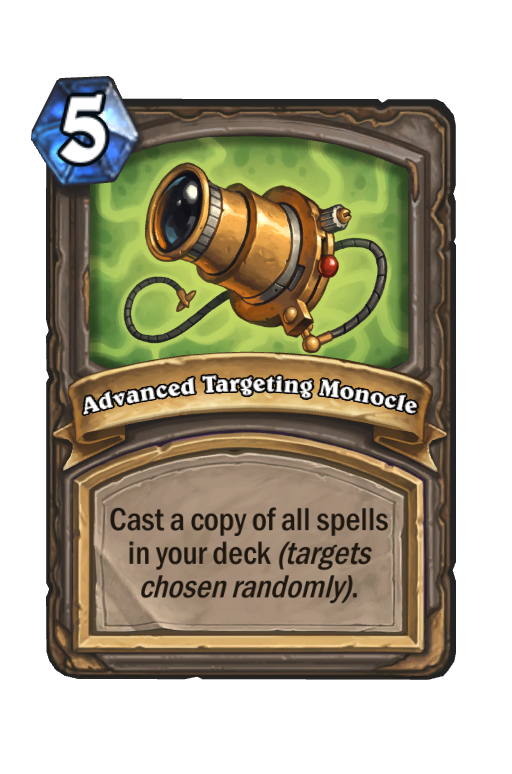 Advanced Targeting Monocle Hearthstone kártya