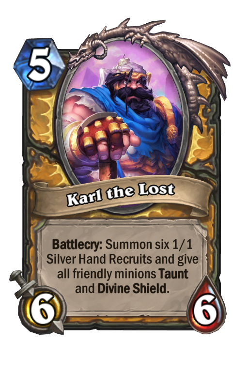 Karl the Lost Hearthstone kártya