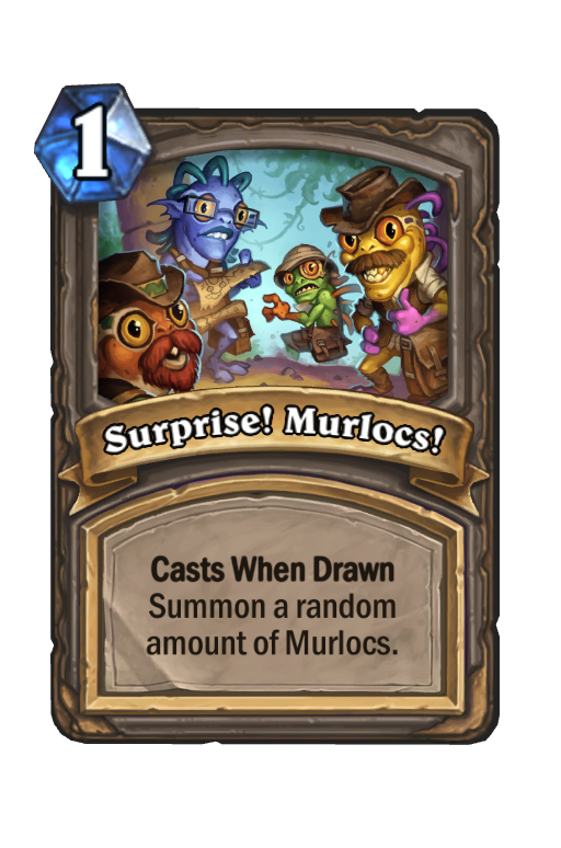 Surprise! Murlocs! Hearthstone kártya