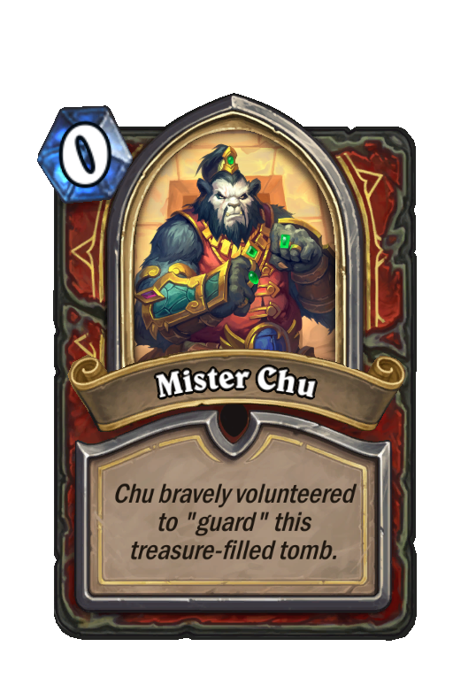 Mister Chu Hearthstone kártya