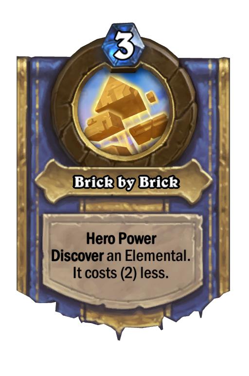 Brick by Brick Hearthstone kártya