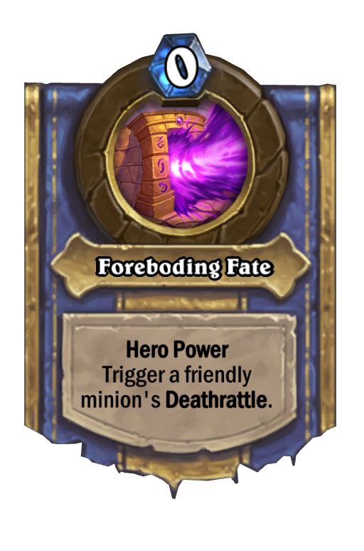Foreboding Fate Hearthstone kártya