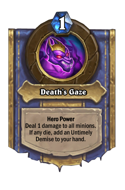 Death's Gaze Hearthstone kártya