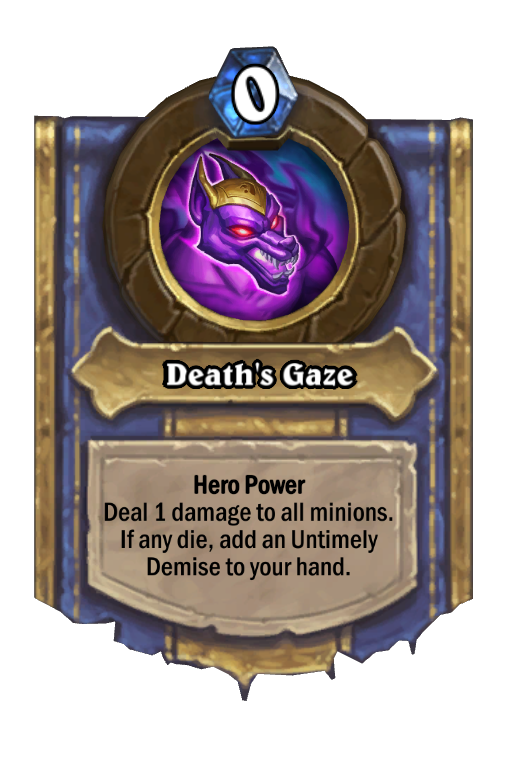Death's Gaze Hearthstone kártya