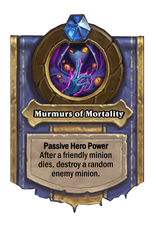 Murmurs of Mortality Hearthstone kártya