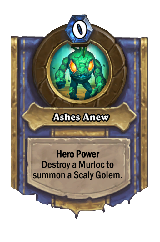 Ashes Anew Hearthstone kártya